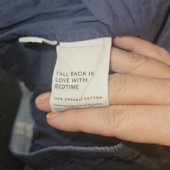 The Sleep Code 2 Piece Organic Cotton Pajama Set Large - Picture 7 of 7